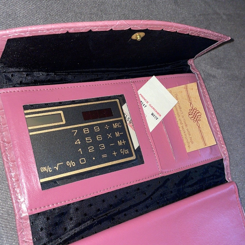 Vintage NWT.  Princess Gardner Genuine Leather Pigskin Wallet. - Picture 10 of 10